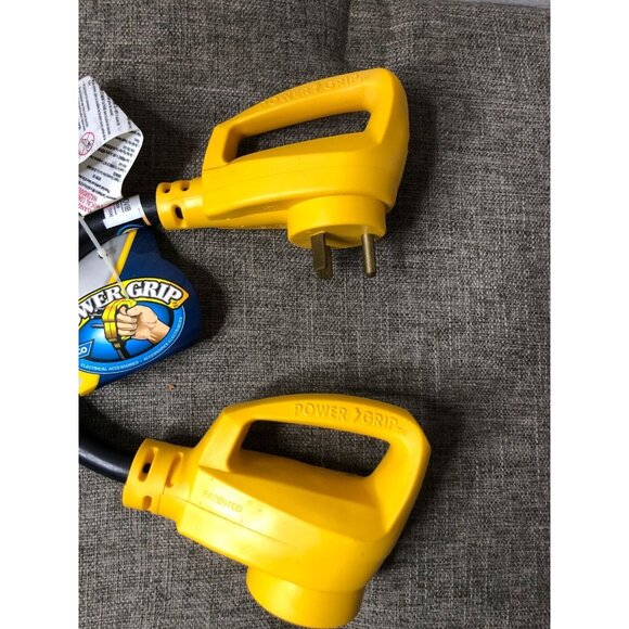 Camco 55185 Power Grip Dogbone Electrical Adapter 30 Amp Male to 50 Amp Female - Picture 6 of 6